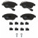 Brake Pad Set, disc brake COTEC GDB1829 TRW, Thumbnail 4