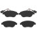 Brake Pad Set, disc brake COTEC GDB1829 TRW, Thumbnail 6