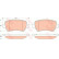 Brake Pad Set, disc brake COTEC GDB1831 TRW