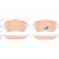 Brake Pad Set, disc brake COTEC GDB1831 TRW, Thumbnail 2