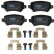 Brake Pad Set, disc brake COTEC GDB1831 TRW, Thumbnail 4
