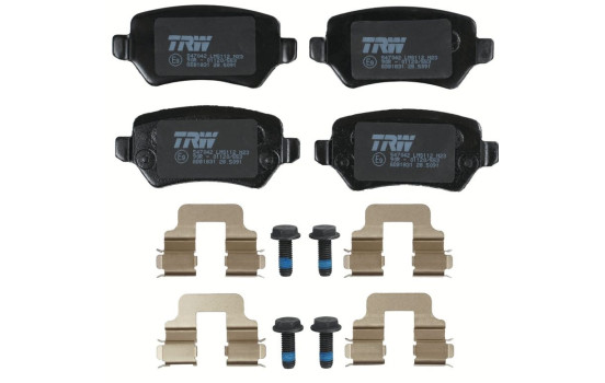 Brake Pad Set, disc brake COTEC GDB1831 TRW, Image 4