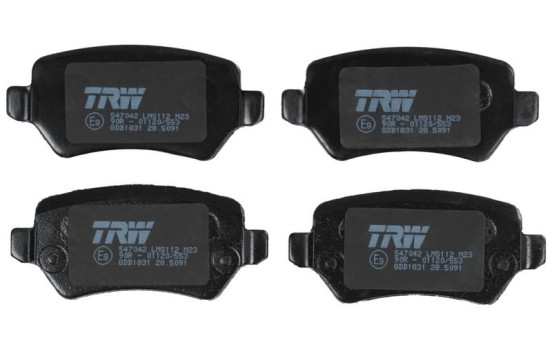 Brake Pad Set, disc brake COTEC GDB1831 TRW, Image 6