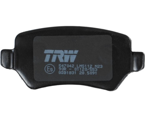 Brake Pad Set, disc brake COTEC GDB1831 TRW, Image 7