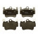 Brake Pad Set, disc brake COTEC GDB1836 TRW, Thumbnail 3