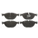 Brake Pad Set, disc brake COTEC GDB1838 TRW