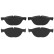 Brake Pad Set, disc brake COTEC GDB1838 TRW, Thumbnail 5
