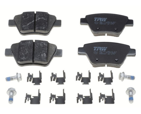 Brake Pad Set, disc brake COTEC GDB1841 TRW, Image 3