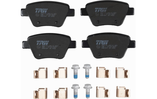 Brake Pad Set, disc brake COTEC GDB1841 TRW, Image 3