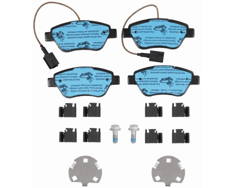 Brake Pad Set, disc brake COTEC GDB1842 TRW, Image 4