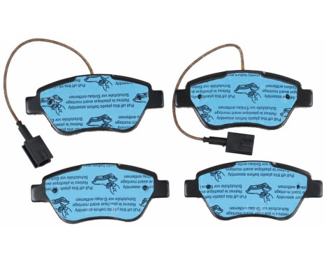 Brake Pad Set, disc brake COTEC GDB1842 TRW, Image 5