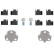 Brake Pad Set, disc brake COTEC GDB1842 TRW, Thumbnail 8