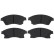 Brake Pad Set, disc brake COTEC GDB1843 TRW, Thumbnail 4