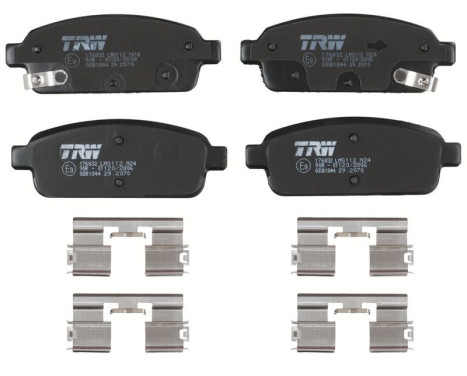 Brake Pad Set, disc brake COTEC GDB1844 TRW, Image 4