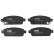 Brake Pad Set, disc brake COTEC GDB1844 TRW, Thumbnail 6