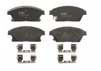 Brake Pad Set, disc brake COTEC GDB1847 TRW