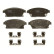 Brake Pad Set, disc brake COTEC GDB1847 TRW, Thumbnail 3