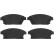 Brake Pad Set, disc brake COTEC GDB1847 TRW, Thumbnail 4