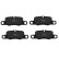 Brake Pad Set, disc brake COTEC GDB1849 TRW, Thumbnail 5