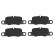 Brake Pad Set, disc brake COTEC GDB1849 TRW, Thumbnail 6