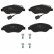 Brake Pad Set, disc brake COTEC GDB1855 TRW, Thumbnail 4