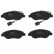 Brake Pad Set, disc brake COTEC GDB1855 TRW, Thumbnail 5