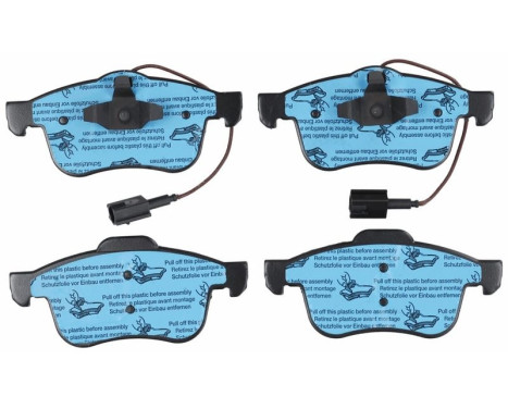 Brake Pad Set, disc brake COTEC GDB1865 TRW, Image 4