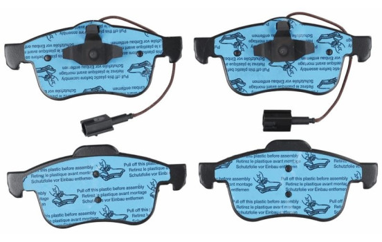 Brake Pad Set, disc brake COTEC GDB1865 TRW, Image 4