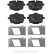 Brake Pad Set, disc brake COTEC GDB1869 TRW, Thumbnail 4