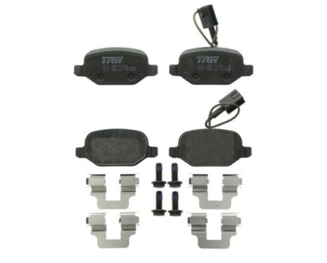 Brake Pad Set, disc brake COTEC GDB1881 TRW