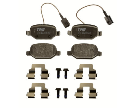 Brake Pad Set, disc brake COTEC GDB1881 TRW, Image 3