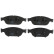 Brake Pad Set, disc brake COTEC GDB1883 TRW, Thumbnail 7