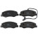 Brake Pad Set, disc brake COTEC GDB1885 TRW, Thumbnail 4