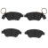 Brake Pad Set, disc brake COTEC GDB1891 TRW, Thumbnail 6