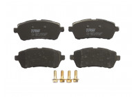 Brake Pad Set, disc brake COTEC GDB1893 TRW