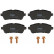 Brake Pad Set, disc brake COTEC GDB1893 TRW, Thumbnail 4