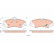 Brake Pad Set, disc brake COTEC GDB1898 TRW, Thumbnail 2