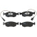 Brake Pad Set, disc brake COTEC GDB1900 TRW, Thumbnail 4