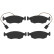 Brake Pad Set, disc brake COTEC GDB1900 TRW, Thumbnail 5