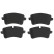 Brake Pad Set, disc brake COTEC GDB1902 TRW, Thumbnail 4