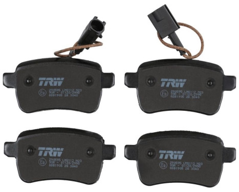 Brake Pad Set, disc brake COTEC GDB1905 TRW, Image 5