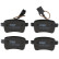 Brake Pad Set, disc brake COTEC GDB1905 TRW, Thumbnail 5