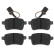 Brake Pad Set, disc brake COTEC GDB1905 TRW, Thumbnail 6