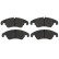 Brake Pad Set, disc brake COTEC GDB1908 TRW, Thumbnail 6