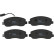 Brake Pad Set, disc brake COTEC GDB1910 TRW, Thumbnail 3