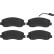 Brake Pad Set, disc brake COTEC GDB1910 TRW, Thumbnail 4