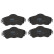Brake Pad Set, disc brake COTEC GDB1917 TRW, Thumbnail 6