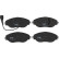 Brake Pad Set, disc brake COTEC GDB1918 TRW, Thumbnail 3