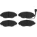 Brake Pad Set, disc brake COTEC GDB1918 TRW, Thumbnail 4