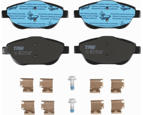 Brake Pad Set, disc brake COTEC GDB1926 TRW, Image 3